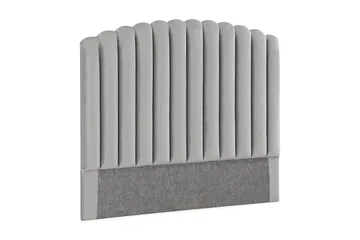 Davia Sänggavel 140 cm - Ljusgrå/Sammet - Products - Möbler - Säng - Sängtillbehör & sänggavel - Sänggavel
