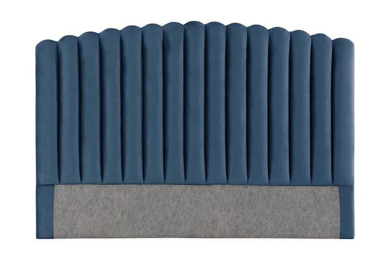 Davia Sänggavel 160 cm - Mörkblå/Sammet - Products - Möbler - Säng - Sängtillbehör & sänggavel - Sänggavel