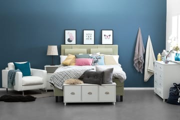 Lucky Sänggavel Slät 150 cm - Grön - Products - Möbler - Säng - Sängtillbehör & sänggavel - Sänggavel