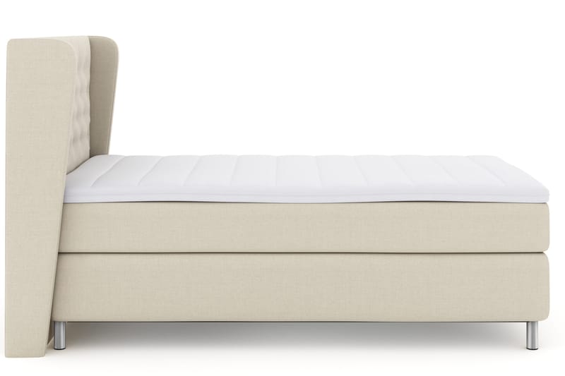Select No 3 Komplett Sängpaket 120x200 Fast - Beige/Metall - Products - Möbler - Säng - Enkelsäng