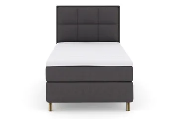 Select No 3 Komplett Sängpaket 120x200 Fast, Mörkgrå/Koppar