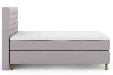 Select No 3 Komplett Sängpaket 120x200 Medium - Ljusgrå/Koppar - Products - Möbler - Säng - Enkelsäng