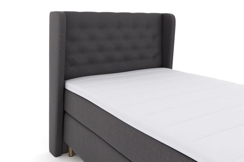 Select No 3 Komplett Sängpaket 120x200 Medium - Mörkgrå/Koppar - Products - Möbler - Säng - Enkelsäng
