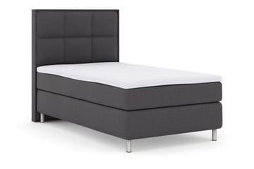 Select No 3 Komplett Sängpaket 120x200 Medium - Mörkgrå/Metall - Products - Möbler - Säng - Enkelsäng