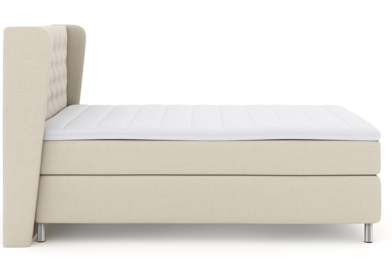 Select No 3 Komplett Sängpaket 140x200 Fast - Beige/Metall - Products - Möbler - Säng - Kontinentalsäng
