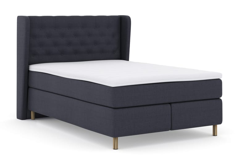 Select No 3 Komplett Sängpaket 140x200 Fast - Blå/Koppar - Products - Möbler - Säng - Kontinentalsäng