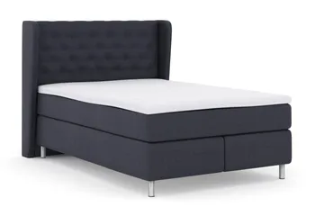 Select No 3 Komplett Sängpaket 140x200 Fast - Blå/Metall - Products - Möbler - Säng - Kontinentalsäng