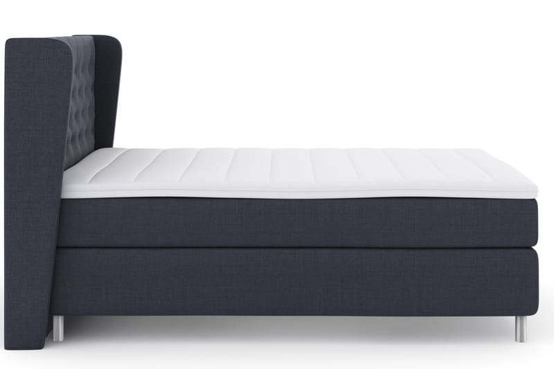 Select No 3 Komplett Sängpaket 140x200 Fast - Blå/Metall - Products - Möbler - Säng - Kontinentalsäng