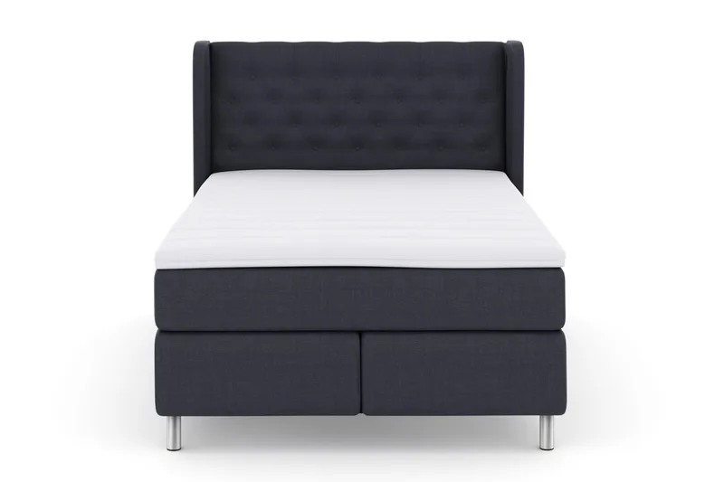 Select No 3 Komplett Sängpaket 140x200 Fast - Blå/Metall - Products - Möbler - Säng - Kontinentalsäng