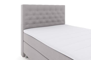 Select No 3 Komplett Sängpaket 140x200 Fast - Ljusgrå/Metall - Products - Möbler - Säng - Kontinentalsäng