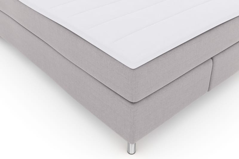 Select No 3 Komplett Sängpaket 140x200 Fast - Ljusgrå/Metall - Products - Möbler - Säng - Kontinentalsäng