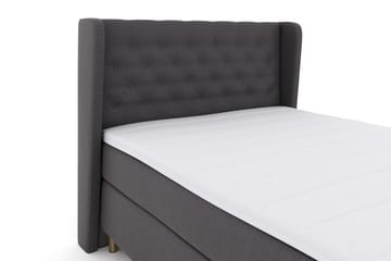Select No 3 Komplett Sängpaket 140x200 Fast - Mörkgrå/Koppar - Products - Möbler - Säng - Kontinentalsäng