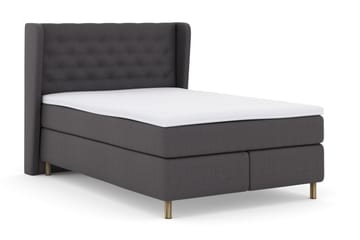 Select No 3 Komplett Sängpaket 140x200 Fast - Mörkgrå/Koppar - Products - Möbler - Säng - Kontinentalsäng