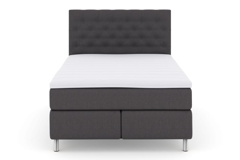 Select No 3 Komplett Sängpaket 140x200 Fast - Mörkgrå/Metall - Products - Möbler - Säng - Kontinentalsäng