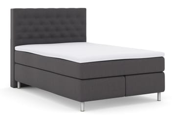 Select No 3 Komplett Sängpaket 140x200 Fast - Mörkgrå/Metall - Products - Möbler - Säng - Kontinentalsäng