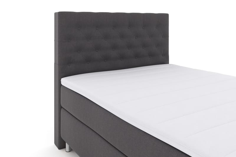 Select No 3 Komplett Sängpaket 140x200 Fast - Mörkgrå/Metall - Products - Möbler - Säng - Kontinentalsäng