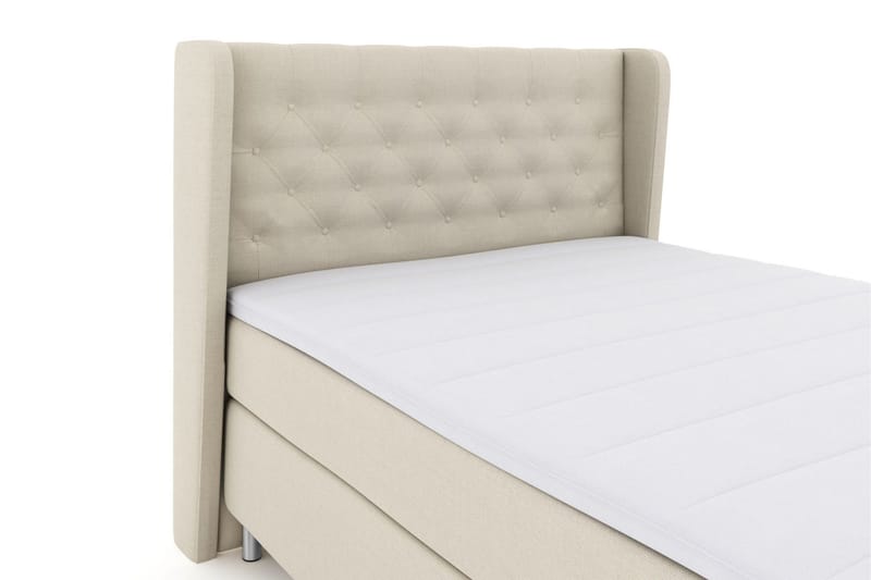 Select No 3 Komplett Sängpaket 140x200 Fast/Medium - Beige/Metall - Products - Möbler - Säng - Kontinentalsäng