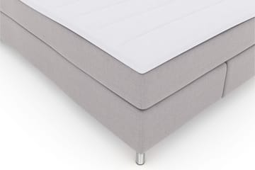 Select No 3 Komplett Sängpaket 140x200 Fast/Medium - Ljusgrå/Metall - Products - Möbler - Säng - Kontinentalsäng