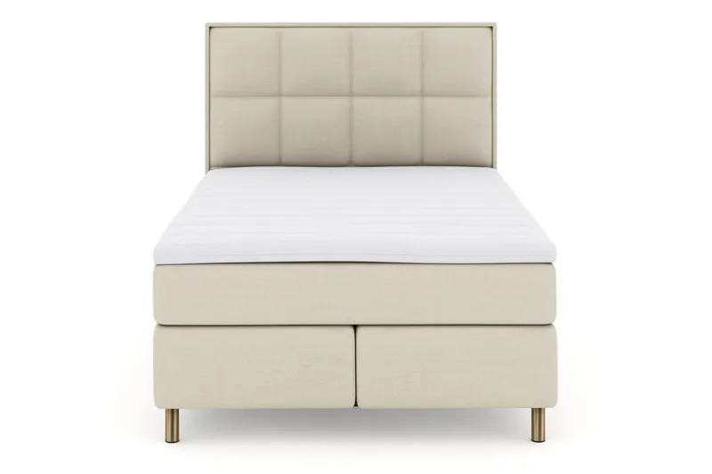 Select No 3 Komplett Sängpaket 140x200 Medium - Beige/Koppar - Products - Möbler - Säng - Kontinentalsäng