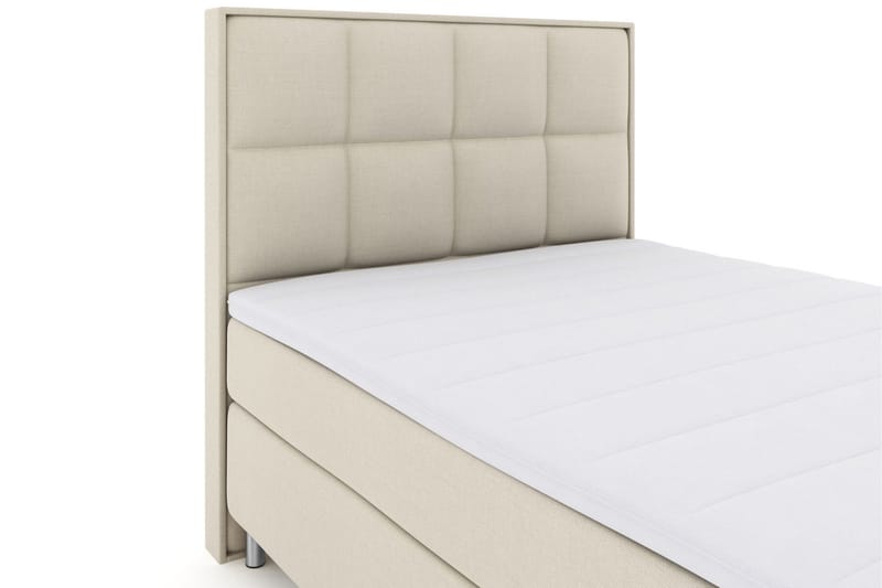 Select No 3 Komplett Sängpaket 140x200 Medium - Beige/Metall - Products - Möbler - Säng - Kontinentalsäng
