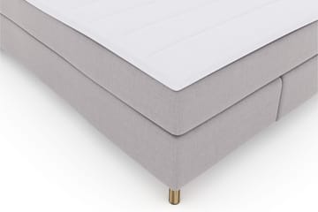 Select No 3 Komplett Sängpaket 140x200 Medium - Ljusgrå/Koppar - Products - Möbler - Säng - Kontinentalsäng
