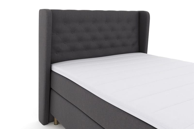 Select No 3 Komplett Sängpaket 140x200 Medium - Mörkgrå/Koppar - Products - Möbler - Säng - Kontinentalsäng