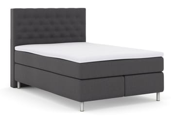 Select No 3 Komplett Sängpaket 140x200 Medium - Mörkgrå/Metall - Products - Möbler - Säng - Kontinentalsäng