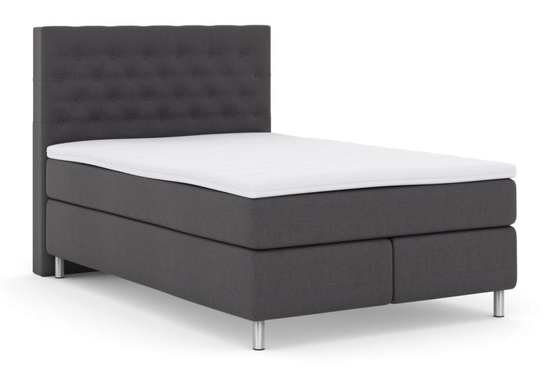Select No 3 Komplett Sängpaket 140x200 Medium - Mörkgrå/Metall - Products - Möbler - Säng - Kontinentalsäng