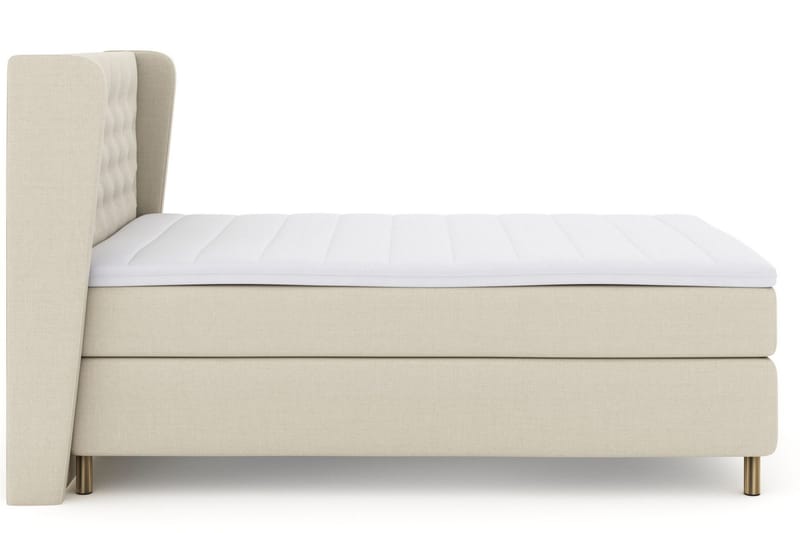 Select No 3 Komplett Sängpaket 160x200 Fast - Beige/Koppar - Products - Möbler - Säng - Kontinentalsäng