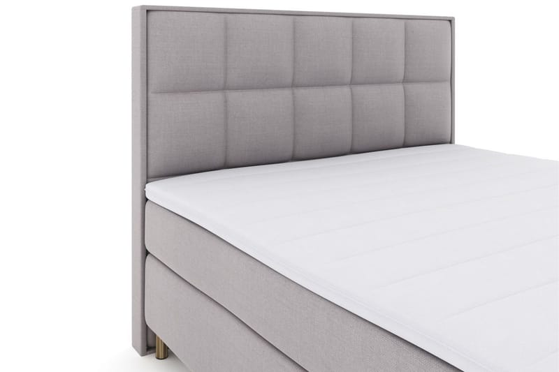 Select No 3 Komplett Sängpaket 160x200 Fast - Ljusgrå/Koppar - Products - Möbler - Säng - Kontinentalsäng