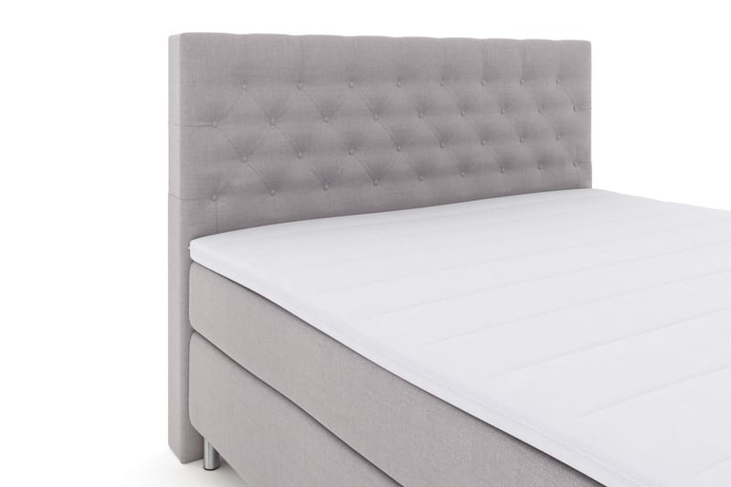 Select No 3 Komplett Sängpaket 160x200 Medium - Ljusgrå/Metall - Products - Möbler - Säng - Kontinentalsäng