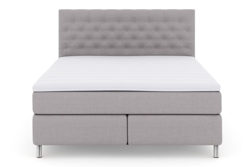 Select No 3 Komplett Sängpaket 160x200 Medium - Ljusgrå/Metall - Products - Möbler - Säng - Kontinentalsäng