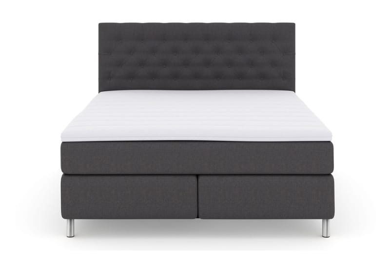 Select No 3 Komplett Sängpaket 160x200 Medium - Mörkgrå/Metall - Products - Möbler - Säng - Kontinentalsäng