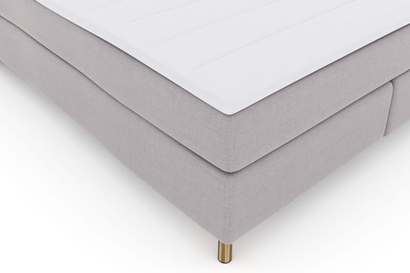 Select No 3 Komplett Sängpaket 180x200 Fast - Ljusgrå/Koppar - Products - Möbler - Säng - Kontinentalsäng