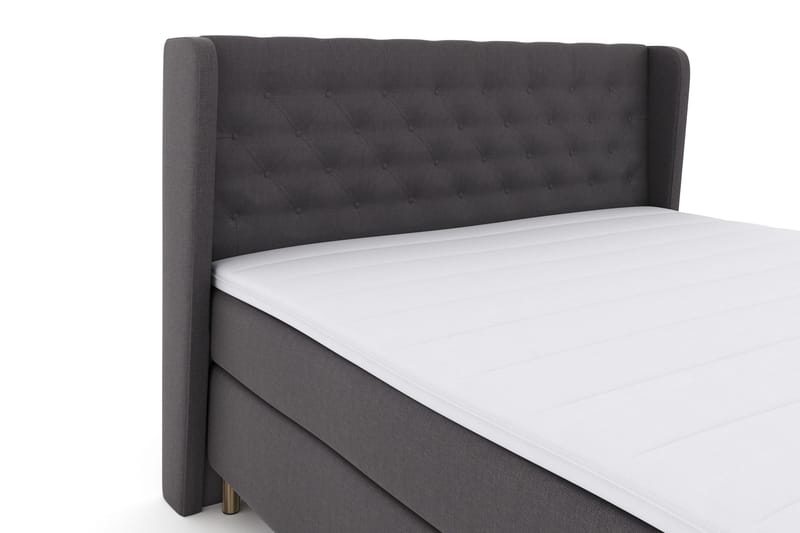 Select No 3 Komplett Sängpaket 180x200 Fast - Mörkgrå/Koppar - Products - Möbler - Säng - Kontinentalsäng