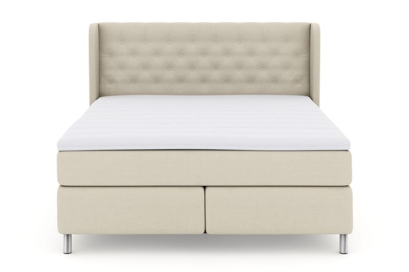 Select No 3 Komplett Sängpaket 180x200 Fast/Medium - Beige/Metall - Products - Möbler - Säng - Kontinentalsäng