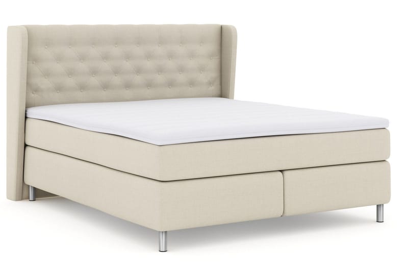 Select No 3 Komplett Sängpaket 180x200 Fast/Medium - Beige/Metall - Products - Möbler - Säng - Kontinentalsäng