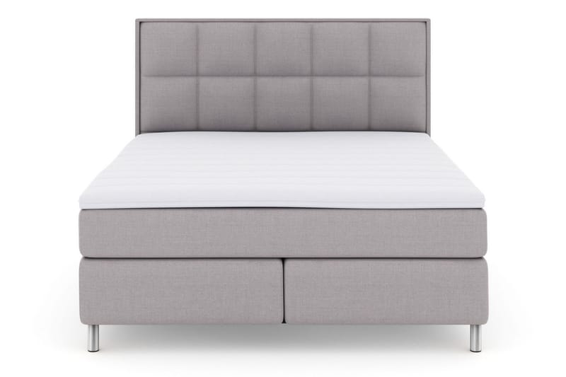 Select No 3 Komplett Sängpaket 180x200 Fast/Medium - Ljusgrå/Metall - Products - Möbler - Säng - Kontinentalsäng