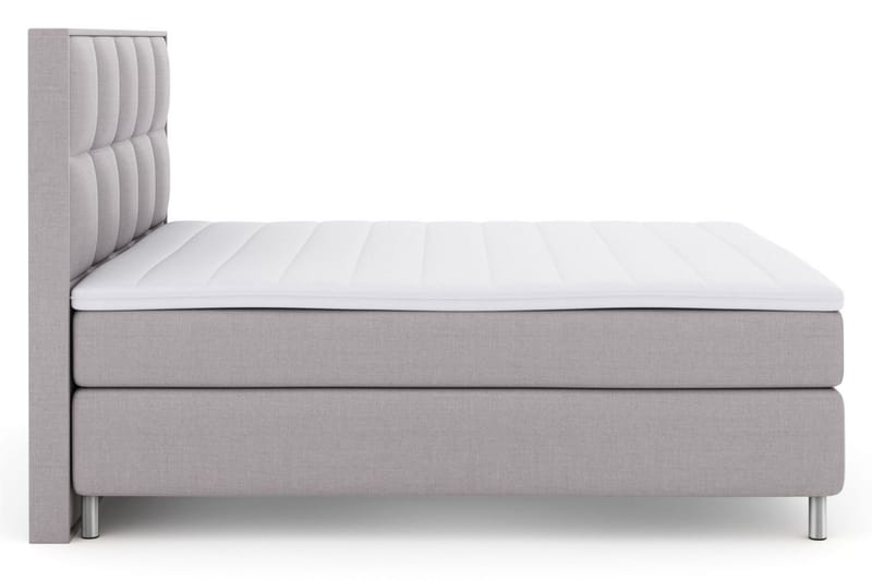 Select No 3 Komplett Sängpaket 180x200 Fast/Medium - Ljusgrå/Metall - Products - Möbler - Säng - Kontinentalsäng