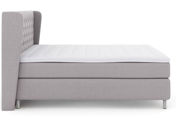 Select No 3 Komplett Sängpaket 180x200 Fast/Medium - Ljusgrå/Metall - Products - Möbler - Säng - Kontinentalsäng