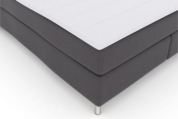 Select No 3 Komplett Sängpaket 180x200 Fast/Medium - Mörkgrå/Metall - Products - Möbler - Säng - Kontinentalsäng