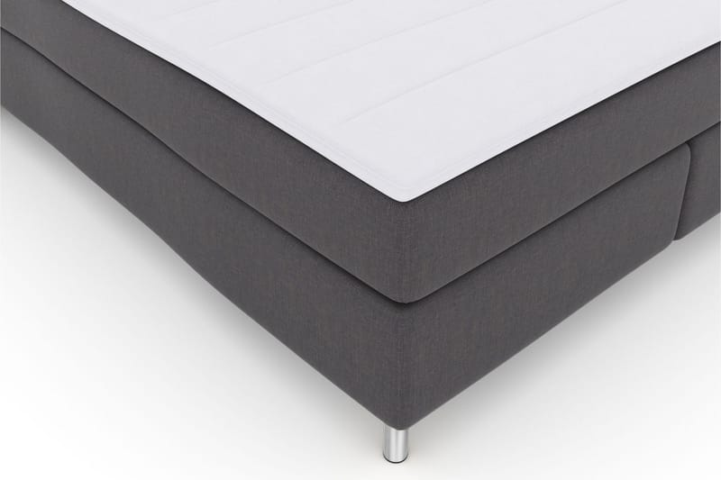 Select No 3 Komplett Sängpaket 180x200 Fast/Medium - Mörkgrå/Metall - Products - Möbler - Säng - Kontinentalsäng