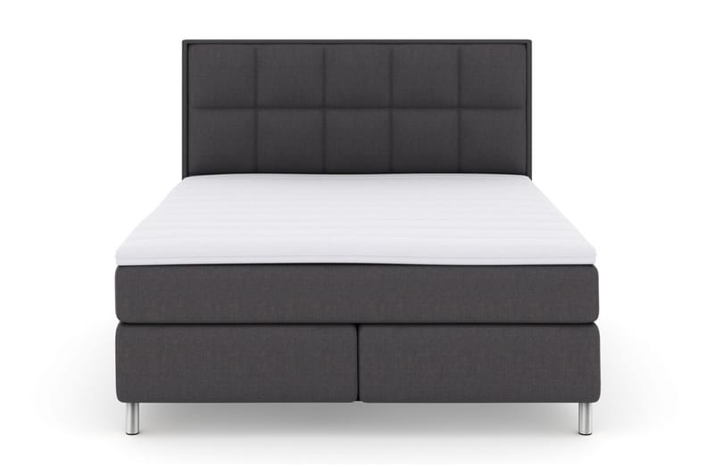 Select No 3 Komplett Sängpaket 180x200 Fast/Medium - Mörkgrå/Metall - Products - Möbler - Säng - Kontinentalsäng