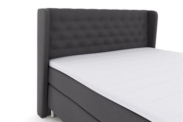 Select No 3 Komplett Sängpaket 180x200 Fast/Medium - Mörkgrå/Metall - Products - Möbler - Säng - Kontinentalsäng