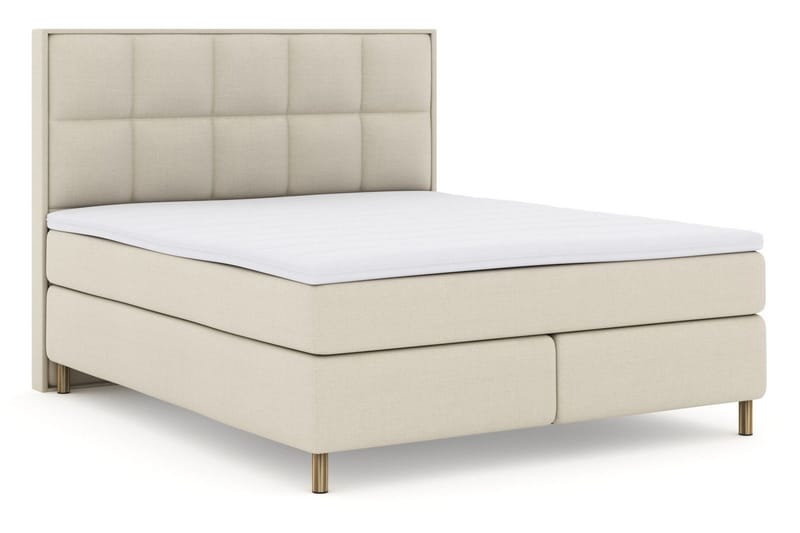 Select No 3 Komplett Sängpaket 180x200 Medium - Beige/Koppar - Products - Möbler - Säng - Kontinentalsäng