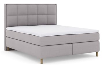 Select No 3 Komplett Sängpaket 180x200 Medium - Ljusgrå/Koppar - Products - Möbler - Säng - Kontinentalsäng