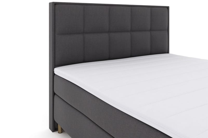 Select No 3 Komplett Sängpaket 180x200 Medium - Mörkgrå/Koppar - Products - Möbler - Säng - Kontinentalsäng