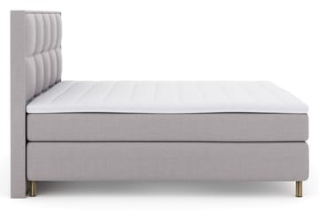 Select No 3 Komplett Sängpaket 210x210 Fast - Ljusgrå/Koppar - Products - Möbler - Säng - Kontinentalsäng