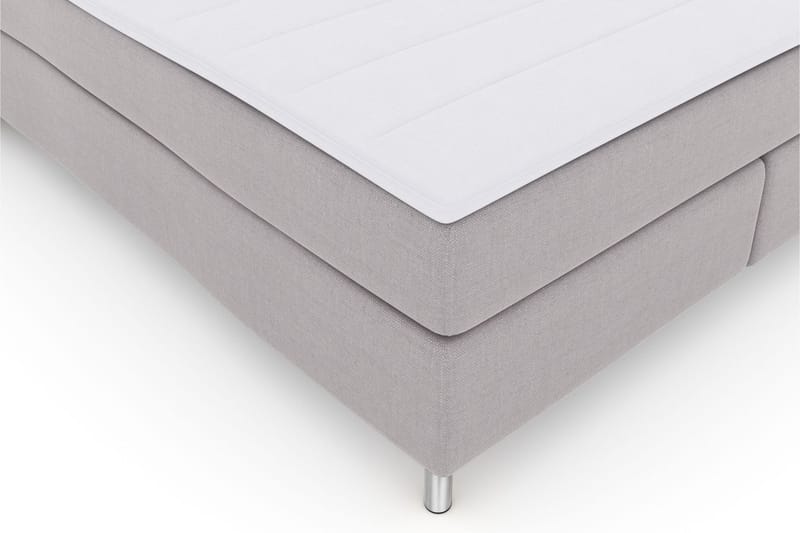 Select No 3 Komplett Sängpaket 210x210 Fast - Ljusgrå/Metall - Products - Möbler - Säng - Kontinentalsäng