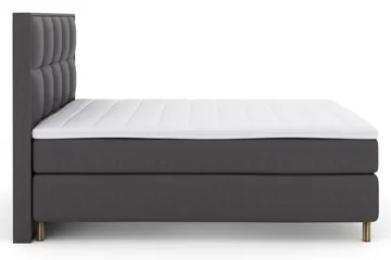 Select No 3 Komplett Sängpaket 210x210 Fast - Mörkgrå/Koppar - Products - Möbler - Säng - Kontinentalsäng